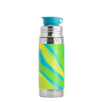 Termobutelka 260 ml, niebieska swirl, Pura