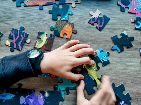 Puzzle świecące w ciemności Apli Kids - Ocean 5+