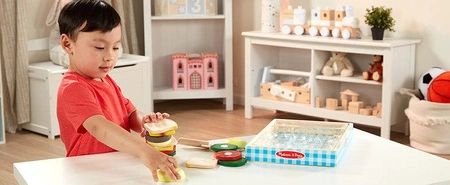 Drewniany zestaw do robienia kanapek Melissa and Doug 10513 śniadanie