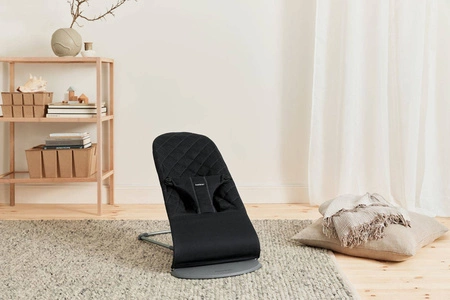 BABYBJORN - leżaczek BLISS COTTON, Czarny