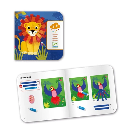 Zestaw artystyczny KOLAŻE MAŁE PĘTLE DJ09868