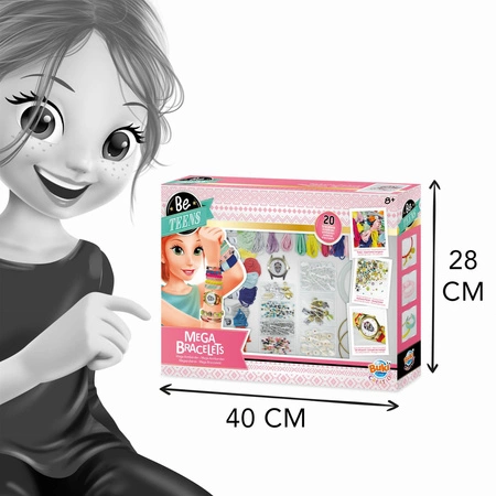 Zrób to sam - MEGA ZESTAW DO BRANSOLETEK BE003