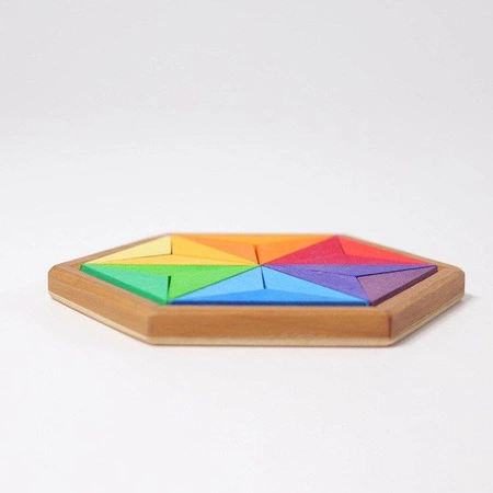 Układanka Duża Gwiazda, kolorowa, 3+, Grimm's