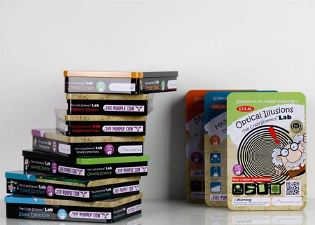 Zestaw do robienia eksperymentów The Purple Cow - Kryształowy szał