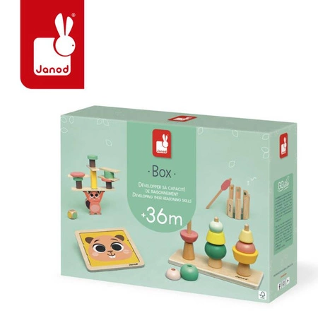 Zestaw zabawek edukacyjnych Box 36 m-cy, Janod