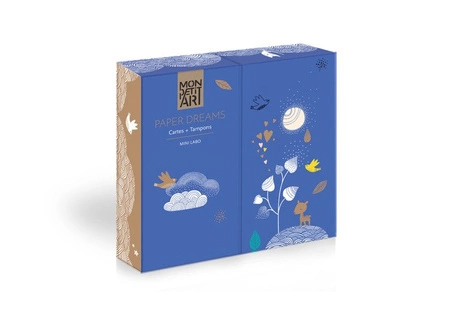 Karty ozdobne z pieczątkami