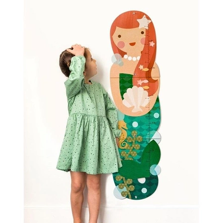 Petit Collage Miarka Wzrostu Mała Syrenka