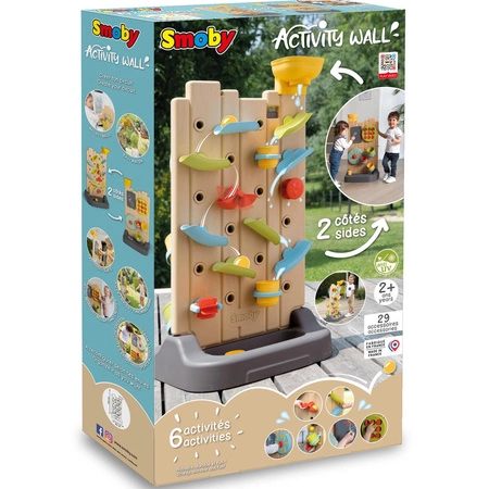 SMOBY Ścianka Aktywności Dwustronna - Tablica Manipulacyjna Montessori