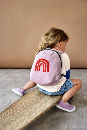 Lassig Ultrawygodne elastyczne trampki dziecięce z antypoślizgową podeszwą Splash & Fun lilac, rozm. 21