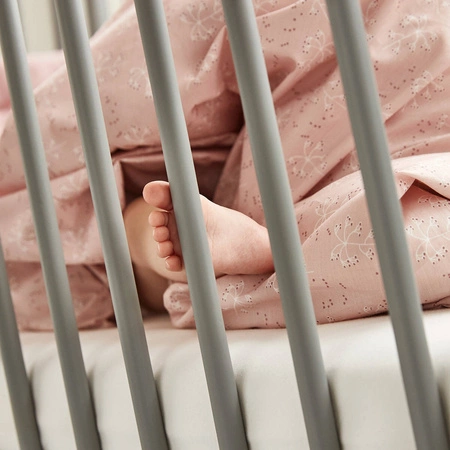 LEANDER - pościel niemowlęca Meadow, 70x100 cm, róż