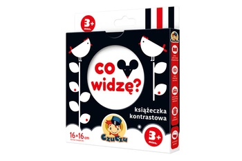 Co widzę książeczka kontrastowa dla dzieci w wieku 3 mies czuczu