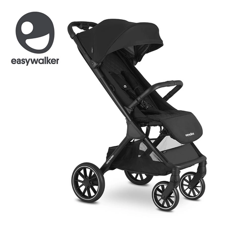 Easywalker Jackey XL Przestronny, samoskładający się wózek spacerowy z kołami XL Shadow Black
