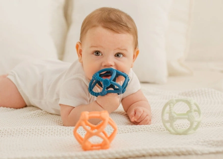 Piłka Gryzak niebieska Giligums