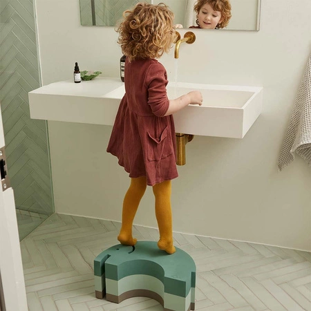 Zabawka wspierająca sensorykę i motorykę Słoń bObles M Green haze