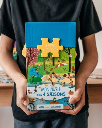 Auzou Puzzle 4 Pory roku 100 el. 53085