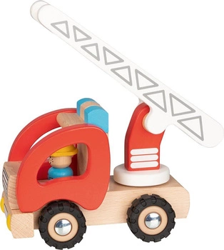 Wóz strażacki z drabiną 55789-Goki, samochody drewniane