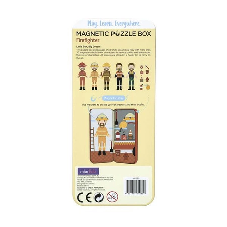 mierEdu Układanka magnetyczna - Strażak ME085