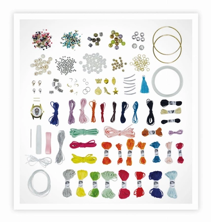 Zrób to sam - MEGA ZESTAW DO BRANSOLETEK BE003