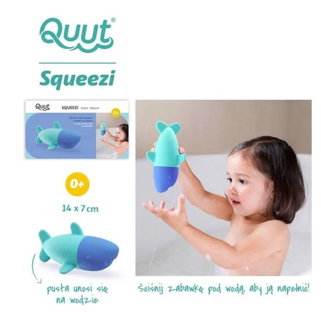 QUUT Silikonowa zabawka do kąpieli Squeezi Shark