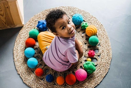 Rubbabu Zestaw do gry w bule sensoryczny