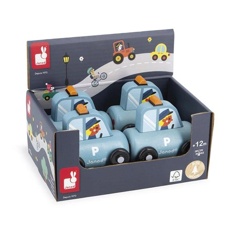 Janod Pojazd Radiowóz Miasto Cross Roads 12m+