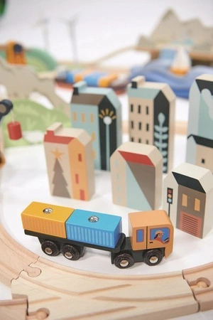 Drewniana kolejka - Podróż po górach, Tender Leaf Toys