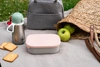 Beaba Lunchbox ze stali nierdzewnej konfigurowalny z silikonową pokrywką i osłoną Powder Pink