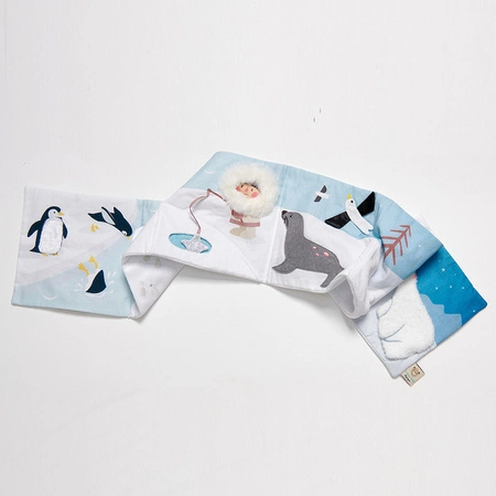 Miękka książeczka aktywnościowa - SNOWY FRIENDS, ThreadBear Design