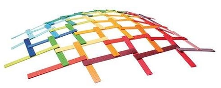 Patyczki do budowania: Zbuduj z Leonardo da Vinci, kolorowe, 6+, Grimm's