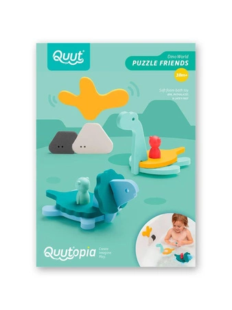 QUUT Zestaw puzzli piankowych 3D Quutopia Świat dinozaurów