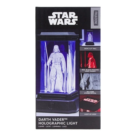 Lampka holograficzna Gwiezdne Wojny Lord Vader (13 cm)