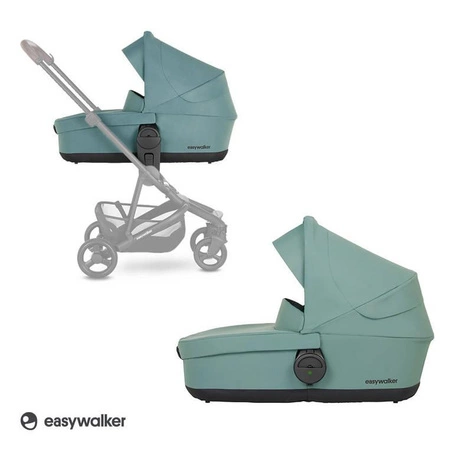 Easywalker Charley Gondola do wózka Forest Green (zawiera osłonkę przeciwdeszczową)