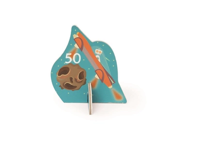 Scratch, Dmuchawka XL / 3 lotki przyssawki / 5 celów KOSMOS