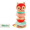 LILLIPUTIENS Drewniana układanka piramida z miękkimi elementami Lisiczka Alice 12 m+