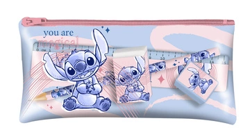 Zestaw piśmienniczy w saszetce Stitch 5 elementów ST00010