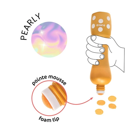 Markery stempelkowe 4 kolory PERŁOWE DJ09058