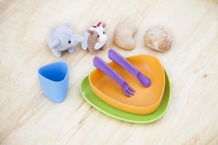 eKoala Zestaw Obiadowy BIOplastik Multicol