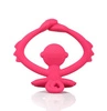 Mombella Gryzak Zabawka Małpka Dark Pink