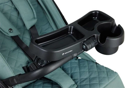 Easywalker Jackey XL Przestronny, samoskładający się wózek spacerowy z kołami XL Shadow Black