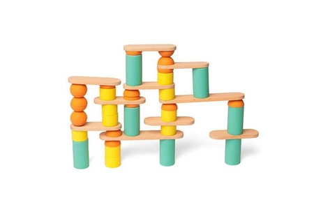 OPPI Kreatywny zestaw konstrukcyjny Stix 108 elementów 2+