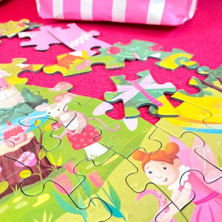 BOPPI, Puzzle okrągłe 58 cm - Jednorożce 150 elem.