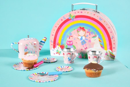 Zaczarowany Świat zestaw do herbaty w walizce 10 elementów