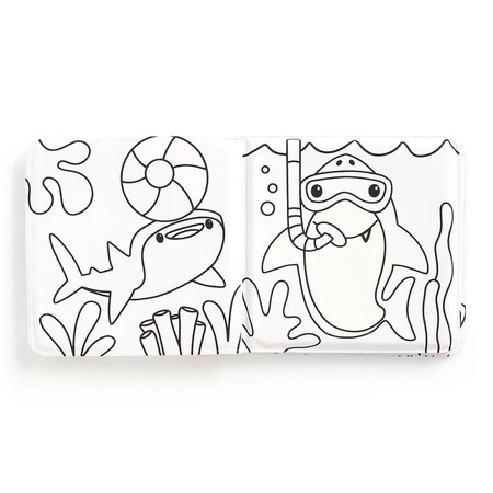 Mudpuppy Magiczna książeczka do kąpieli Kąpiel rekinów