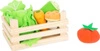 Zestaw miękkich warzyw w skrzyneczce z kapustą 11688-Small Foot, zabawki kuchenne dla dzieci