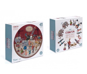 Puzzle okrągłe, cyrk | Londji®