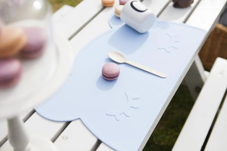 Silikonowa podkładka Miś We Might Be Tiny - Charcoal