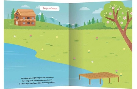 Auzou Zeszyt 250 naklejek "Pory roku" 22007