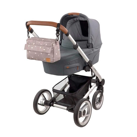 Lassig Casual Label Torebka-organizer do wózka 2w1 Blocks taupe