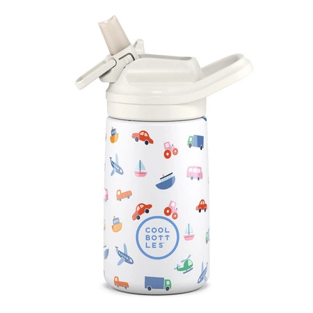 Cool Bottles Butelka termiczna Kiddie 350 ml Little Wheels