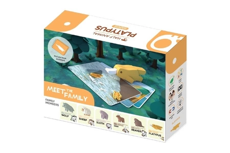 Halftoys Magnetyczny Składany Dziobak z Książeczką